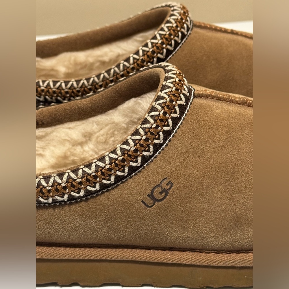 Ugg Tasman Slippers Chestnut Size 8 GUC! - Picture 4 of 10